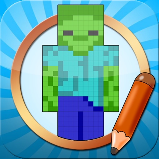 Drawing Tutorials For Pixel Minecraft Team iOS App