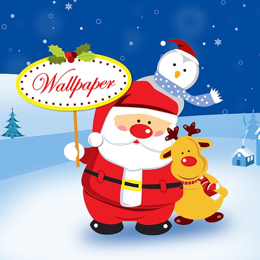 Santa Wallpaper Live Maker - Retina Photo Backgrounds of Xmas Tree, Light & Santa Claus iOS App