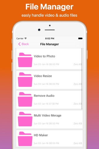 Video Mixer and File Manager screenshot 3