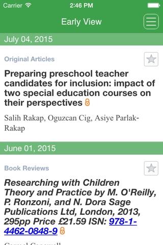 Journal of Research in Special Educational Needs screenshot 2