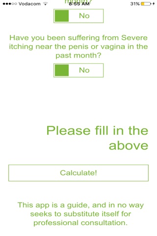 STD Test screenshot 2