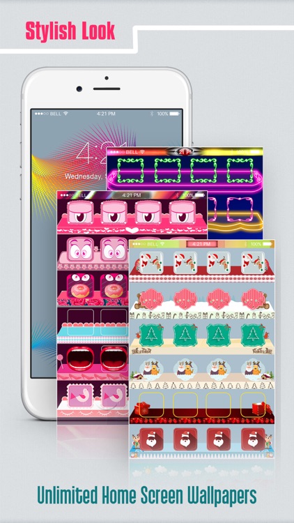 Lock Screen Wallpapers,Status Bar Wallpapers & Backgrounds for iPhone, iPad & iPods screenshot-4