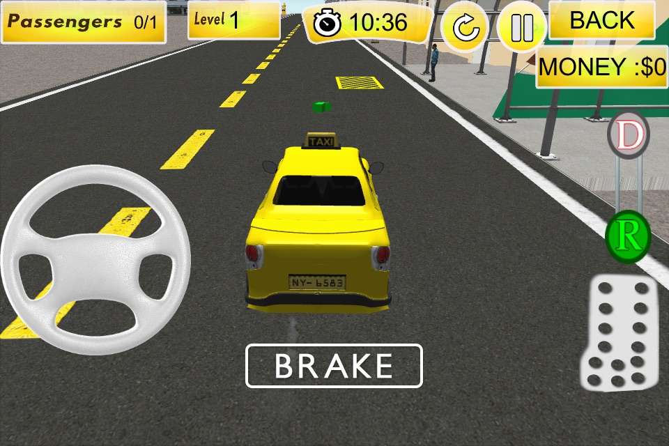 Extreme Taxi Driver 3D - Crazy Parking Adventure Simulators screenshot 3