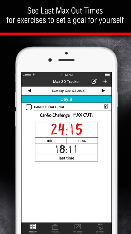 Max Out Tracker - 30 Minute Workouts