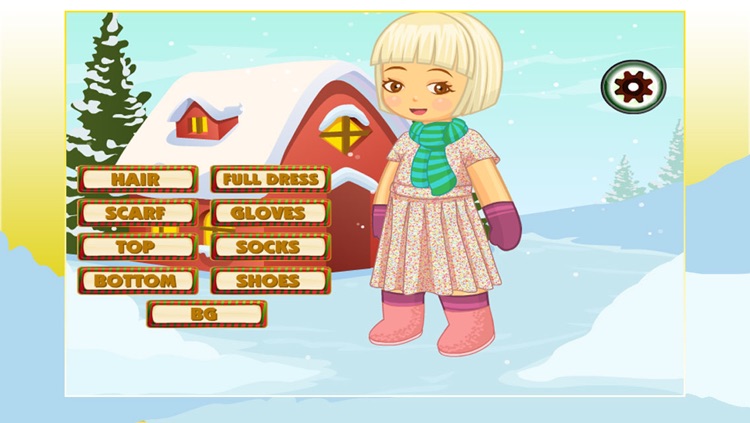 X Mas Snow Kid Dress Up screenshot-3