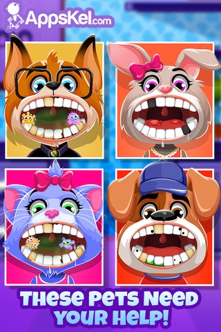 Little Nick's Pets Dentist Story – The Animal Dentistry Games for Kids Pro screenshot 3