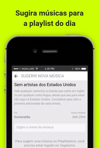 Vagalume Playlisteiros screenshot 3
