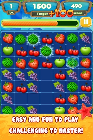 Fruits Link - Farm Match Star screenshot 2