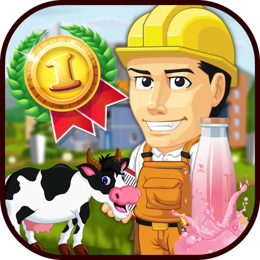 Flavored Milk Factory farm - Milk the cows & process it with amazing flavors in dairy factory iOS App