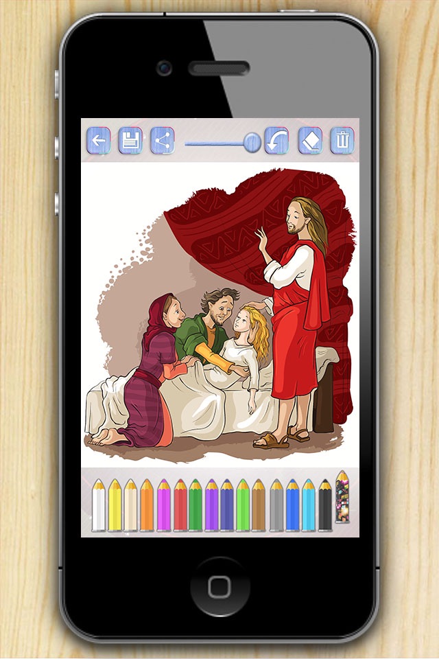 Bible coloring book - Bible to paint and color scenes from the Old and New Testaments screenshot 3