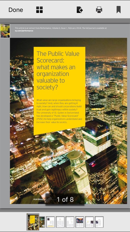 EY Public Value Scorecard