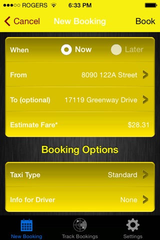 Surdell Kennedy Taxi Ltd screenshot 2