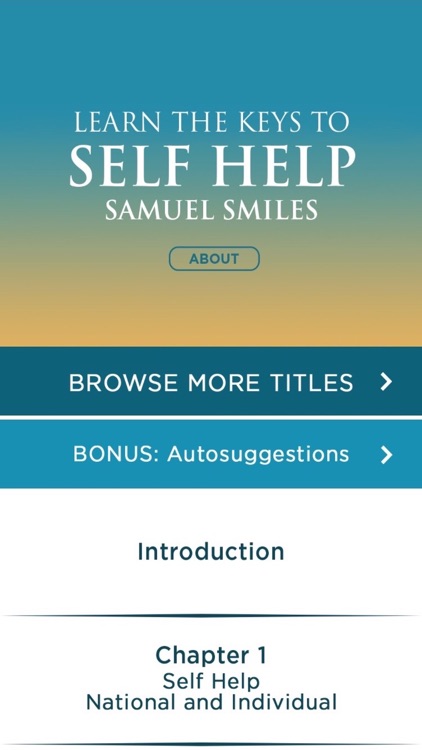 Self Help Meditations by Samuel Smiles