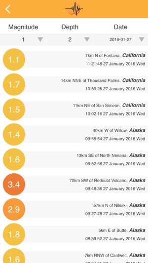 World Earthquake Map(圖3)-速報App