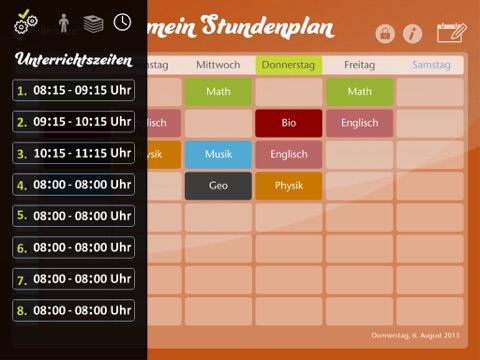 Die Stundenplan-App screenshot 3