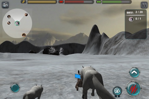 Wolf Quest 2 wild 3d Simulator game screenshot 2