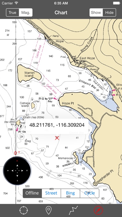 Lake Pend Oreille (Idaho) – Raster Nautical Charts screenshot-3