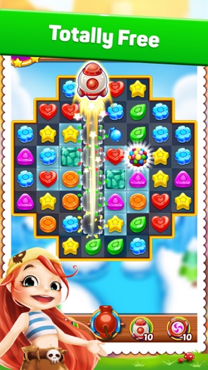 Sweet Gem Candies Land Match 3 Puzzle Ad