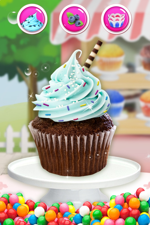Cupcakes Maker - celebrity cooking! screenshot 4
