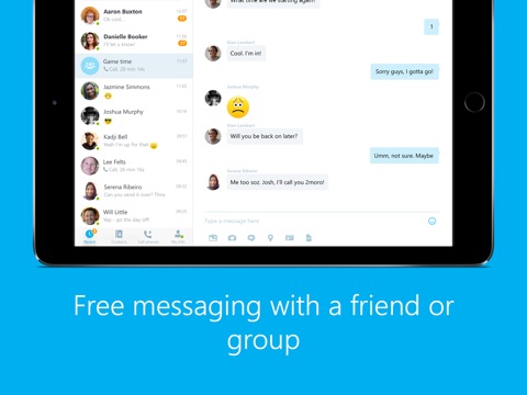 Skype for iPad screenshot 3