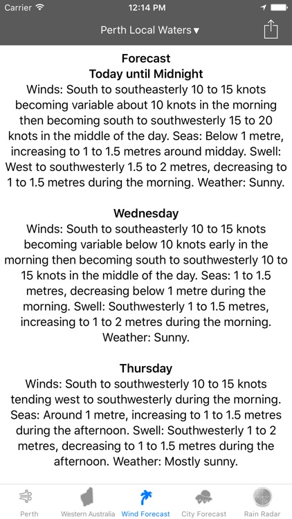 Perth Winds
