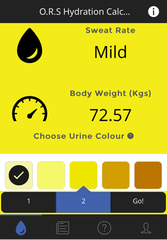 O.R.S. Hydration Calculator - náhled