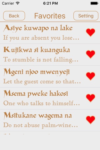 Swahili Proverbs screenshot 3