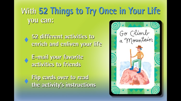 52 Things to Try Once in Your Life