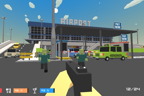 Airport City Zombies: Dead Walking Sniper Hunter screenshot 2