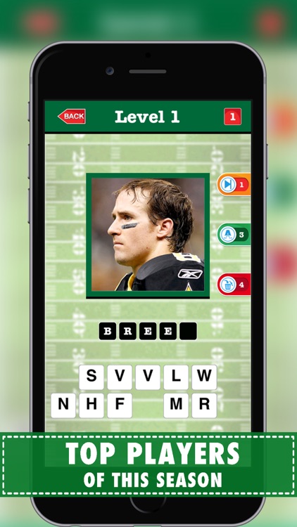 Top American Football Quiz – Free Player Sport Word Puzzle Trivia Game ( NFL edition )