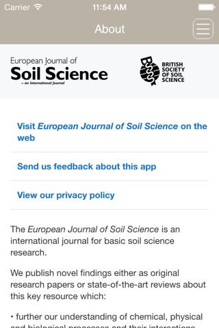 European Journal of Soil Science screenshot 2