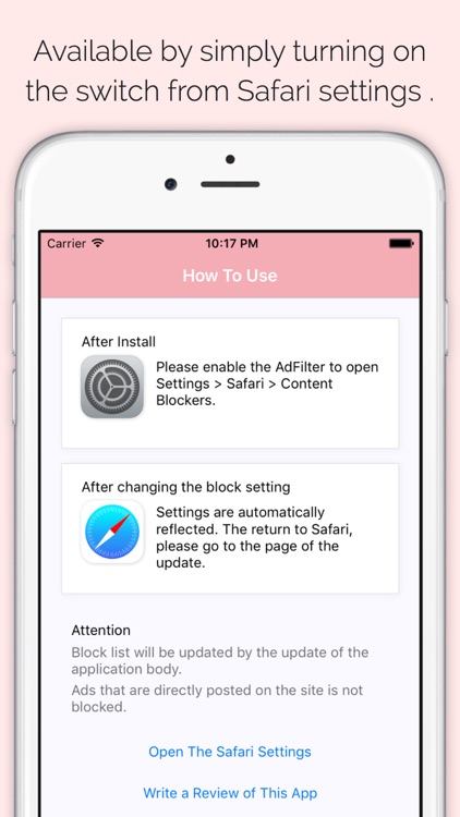 AdFilter - Customizable Ad-Blocking App for Safari screenshot-4