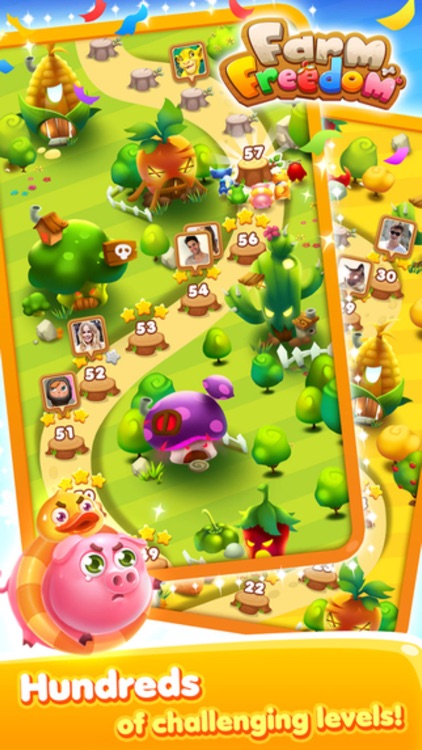 Farm Battle Mania - fun match-3 splash puzzle game screenshot-3