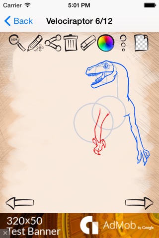 Drawing Tutorials Jurasic Dinosaurus screenshot 3