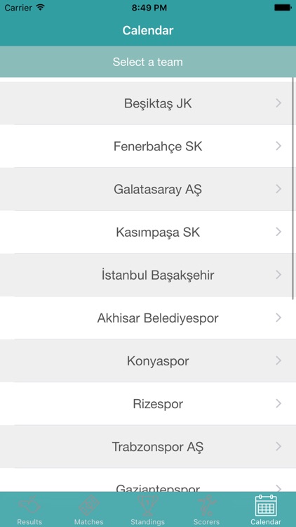 InfoLeague - Information for Turkish Super League - Matches, Results, Standings and more screenshot-3