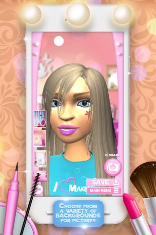 3D Makeup Games For Girls: Beauty Salon for Fashion Model Makeover screenshot 4