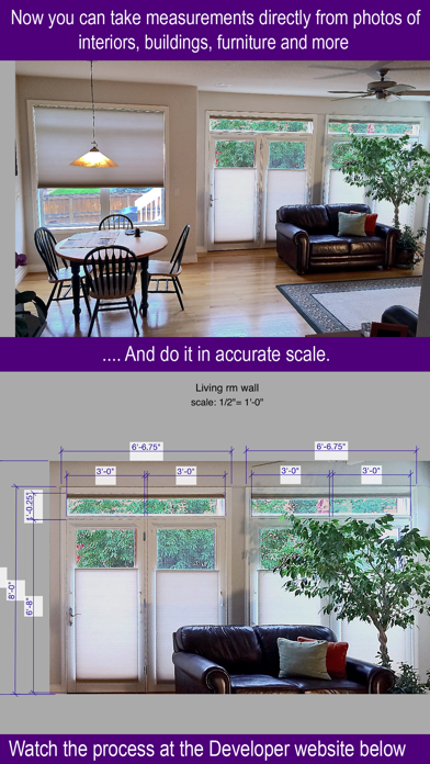 Photo Scale Measurements & Dimensions for measuring in home Design Screenshot 1