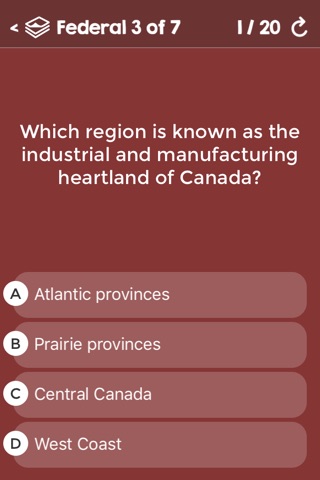 Canadian Citizenship Tests screenshot 2