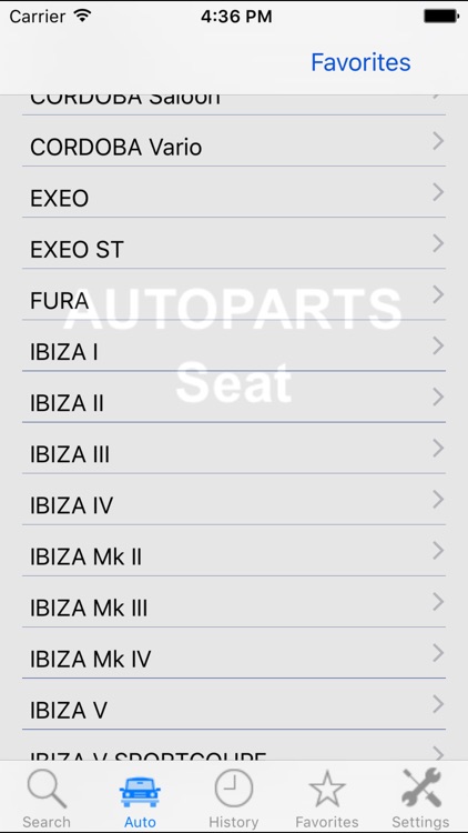 Autoparts for Seat screenshot-4
