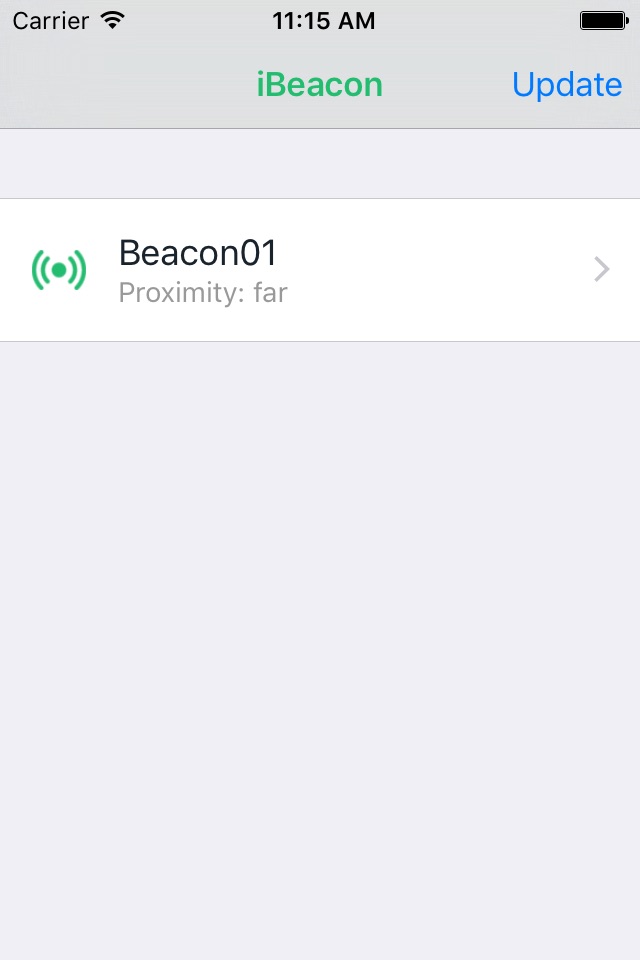 iBeacon Mobile App screenshot 3
