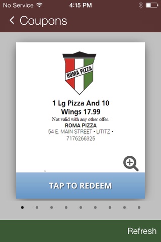 Roma Pizza - Lititz screenshot 3