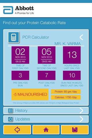 Abbott Nutrition - Nepro nPCR Calculator App screenshot 4
