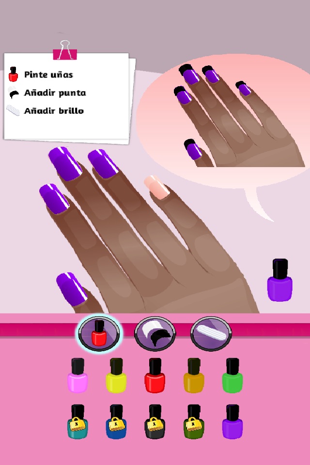 A-List Girl: Nail Salon 2 screenshot 2