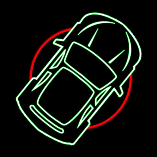 Glow Cars Racing Games - Happy Wheels On Fire Icon