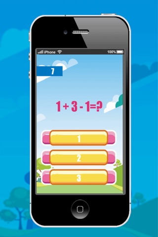 Rabbit quick math - learning game for kids,third to sixth grade screenshot 2