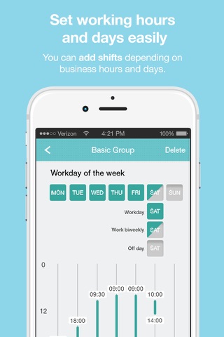 Hello Office Employee Work Schedule & Attendance Tracker – Record Weekly Timesheet And Working Hours With Ease screenshot 4