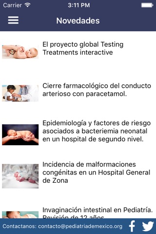 Pediatría de México screenshot 3
