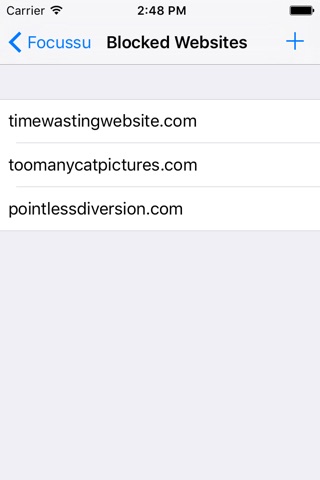 Focussu - Stay Focussed and Remove Distracting, Time-wasting Websites screenshot 3
