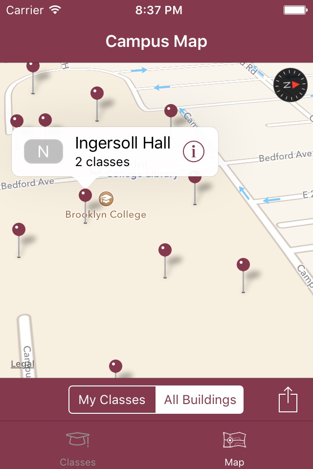 iBrooklyn - The unofficial app for CUNY Brooklyn College students. screenshot 2