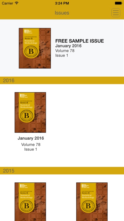 Journal of the Royal Statistical Society, Series B (Statistical Methodology)